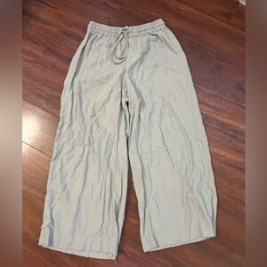 Dip cream Linen Trousers